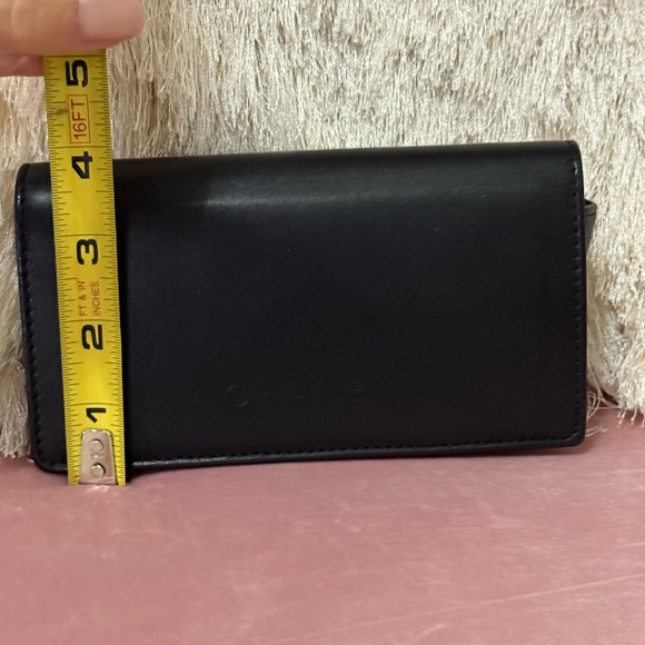 CHANEL label Quilted Black Leather Eyeglass Sunglass Case. Unsure of auth. - Picture 7 of 10